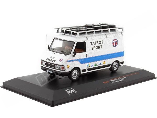 1981 Citroen C 35 Furgoneta Assistencia Rally + Accesorios Talbot Sport 1:43 IXO Models RAC369X Cochesdemetal.es