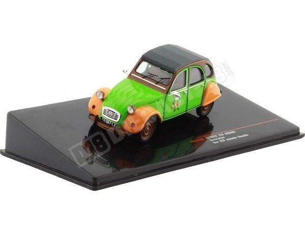 1978 Citroen 2 CV Verde/Naranja 1:43 IXO Models CLC374N