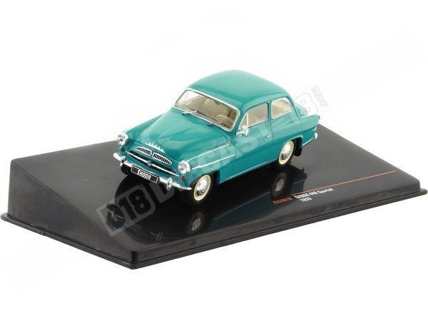 1955 Skoda 440 Spartak Azul Turquesa 1:43 IXO Models CLC407N