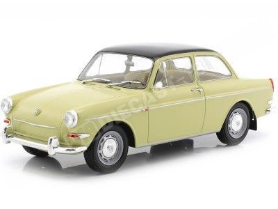 Cochesdemetal.es 1963 Volkswagen 1500 S (Type 3) Beige / Negro 1:18 MC Group 18089