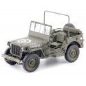 Cochesdemetal.es 1942 Jeep Willys 1-4 Ton Army Truck Abierto Verde Caqui 1:18 Welly 18055