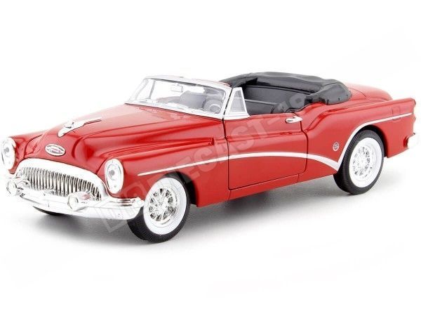 1953 Buick Skylark Convertible Rojo 1:24 Welly 24027