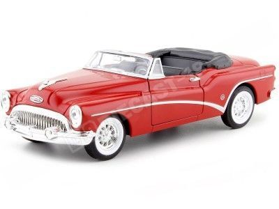 1953 Buick Skylark Convertible Rojo 1:24 Welly 24027