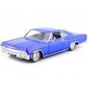 1965 Chevrolet Impala SS 396 Tuning Azul Metalizado 1:24 Welly 22417