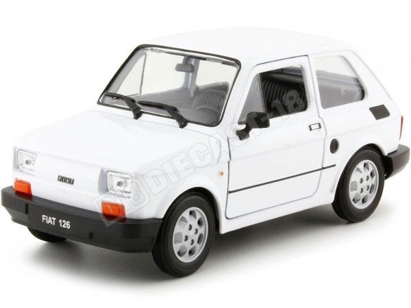 1972 Fiat 126 (Seat 126) Blanco 1:21 Welly 24066