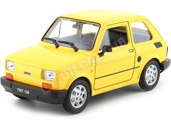 1972 Fiat 126 (Seat 126) Amarillo 1:21 Welly 24066