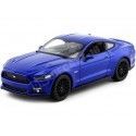 2015 Ford Mustang GT Azul Metalizado 1:24 Welly 24062