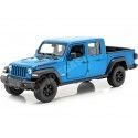 2007 Jeep Gladiator Rubicon Pickup Blue Metallic 1:27 Welly 24103