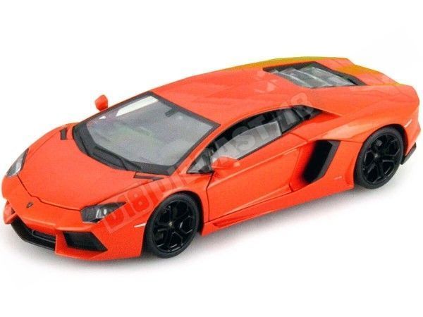 Carsdemetal.es 2011 Lamborghini Aventador LP700-4 Orange 1:24 Welly 24033