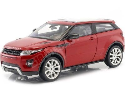 2011 Land Rover Range Rover Evoque Metallic Red 1:24 Welly 24021