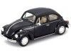 Cochesdemetal.es 1959 Volkswagen VW Kafer Hard Top Negro 1:24 Welly 22436