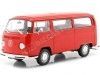 Carsdemetal.es 1972 Volkswagen VW T2 Red 1:24 Welly 22472