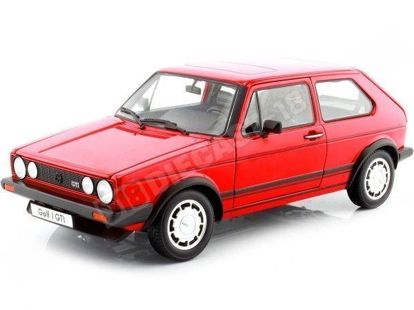 Carsdemetal.es 1982 Volkswagen Golf 1 Pirelli Red 1:18 Welly 18039