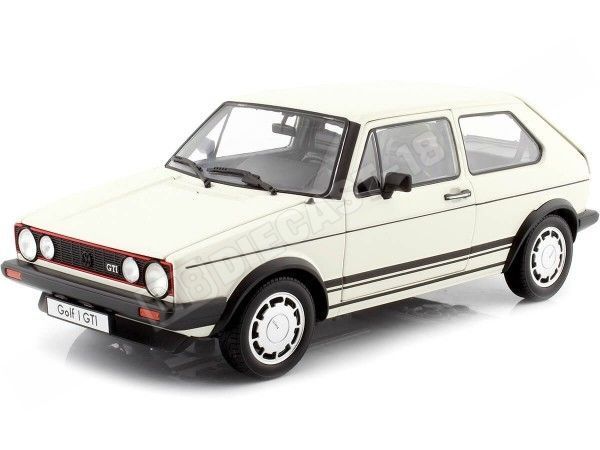 Cochesdemetal.es 1982 Volkswagen Golf 1 Pirelli Blanco 1:18 Welly 18039