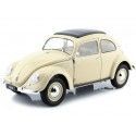 Cochesdemetal.es 1950 Volkswagen Classic T1 Kafer Beetle Beige 1:18 Welly 18040