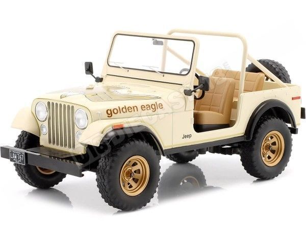 1980 Jeep CJ-7 Golden Eagle Marfil 1:18 MC Group 18280