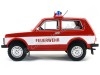 Cochesdemetal.es 1976 Lada Niva Feurewehr Bomberos Alemania Rojo-Blanco 1:18 MC Group 18006