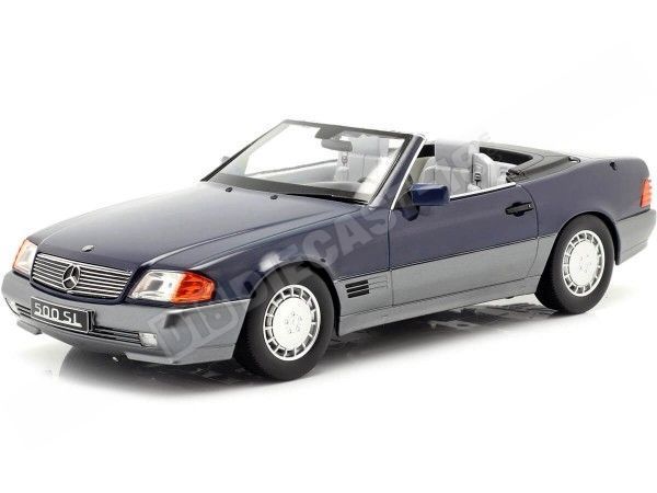 1993 Mercedes-Benz 500 SL Convertible (R129) Blue Metallic 1:18 KK-...