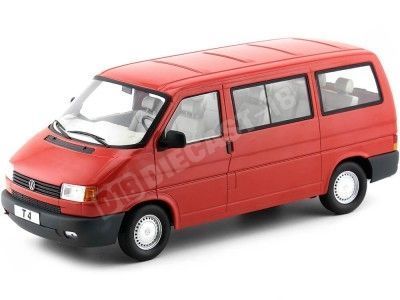 1992 Volkswagen T4 Caravelle Microbus Rojo 1:18 KK-Skale 180261