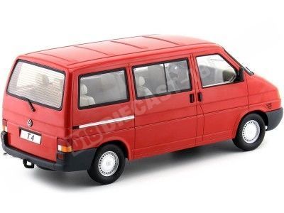 1992 Volkswagen T4 Caravelle Microbus Rojo 1:18 KK-Skale 180261 2