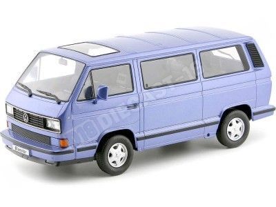 Cochesdemetal.es 1993 Volkswagen Bus T3 Blue Star Azul 1:18 KK-Scale KKDC180202