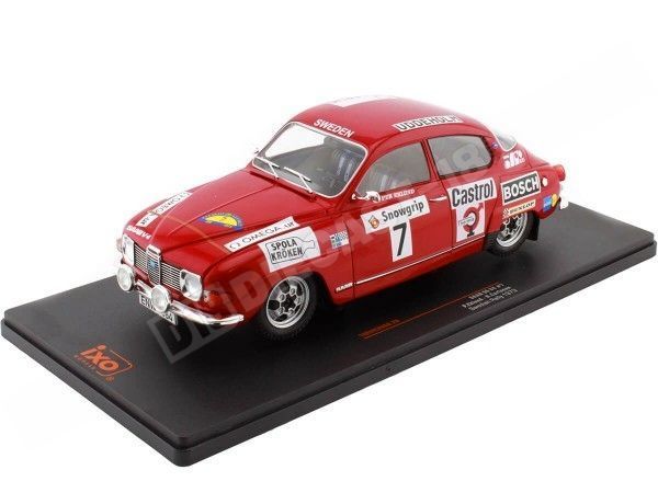 1973 Saab 96 V4 Nº7 Eklund/Carlsson Rally Suecia 1:18 IXO Models 18RMC086B Cochesdemetal.es