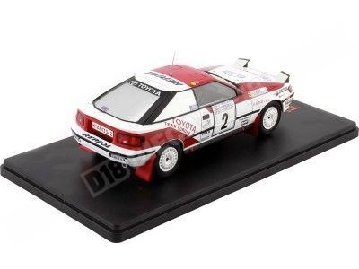 1990 Toyota Celica GT 4 Nº2 Sainz/Moya Ganador Rallye Acropolis 1:24 IXO Models RAL016A Cochesdemetal.es 2