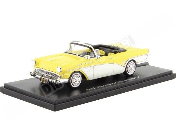 1957 Buick Roadmaster Convertible Amarillo/Blanco 1:43 NEO Scale Models 44072