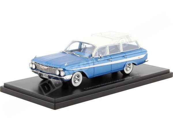 1961 Chevrolet Nomad Station Wagon Azul/Blanco 1:43 NEO Scale Model...