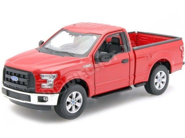 2015 Ford F-150 Regular Cab Pickup Rojo 1:24 Welly 24063