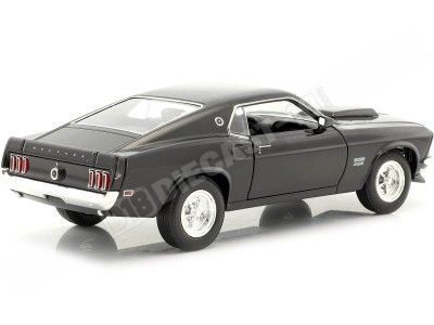 1969 Ford Mustang Boss 429 Negro Cuervo 1:24 Welly 24067 2