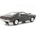 Cochesdemetal.es 1969 Ford Mustang Boss 429 Negro Curevo 1:24 Welly 24067