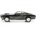 Cochesdemetal.es 1969 Ford Mustang Boss 429 Negro Curevo 1:24 Welly 24067