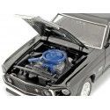 Cochesdemetal.es 1969 Ford Mustang Boss 429 Negro Curevo 1:24 Welly 24067