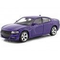 Cochesdemetal.es 2016 Dodge Charger R / T Azul 1:24 Welly 24079