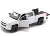 Cochesdemetal.es 2017 Chevrolet Silverado Pickup Blanco 1:24 Welly 24083