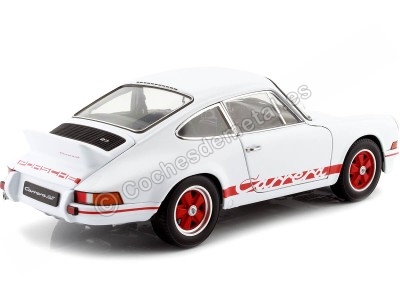 1973 Porsche 911 Carrera RS Blanco 1:18 Welly 18044 2