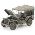 1941 Jeep Willys 1-4 Ton Army Truck Cerrado Verde Caqui 1:18 Welly ...