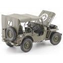 1941 Jeep Willys 1-4 Ton Army Truck Cerrado Verde Caqui 1:18 Welly ...