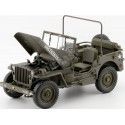 1942 Jeep Willys 1-4 Ton Army Truck Abierto Verde Caqui 1:18 Welly ...