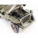 Cochesdemetal.es 1942 Jeep Willys 1-4 tonne Army Truck Green Green Khaki 1:18 Welly 18055