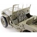 Cochesdemetal.es 1942 Jeep Willys 1-4 tonne Army Truck Green Green Khaki 1:18 Welly 18055