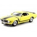 1970 Ford Mustang BOSS 302 Fastback Amarillo/Negro 1:24 Welly 22088