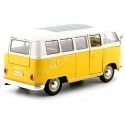 1963 Volkswagen VW T1 Bus Amarillo/Beige 1:24 Welly 22095