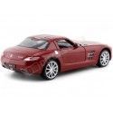 2010 Mercedes-Benz SLS AMG Gullwing (C197) Rojo 1:24 Welly 24025