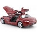 2010 Mercedes-Benz SLS AMG Gullwing (C197) Rojo 1:24 Welly 24025