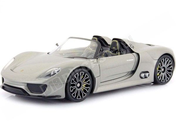 Cochesdemetal.es 2013 Porsche 918 Spyder Gris 1:24 Welly 24031