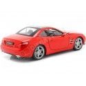 2012 Mercedes-Benz SL500 (R231) Convertible Rojo 1:24 Welly 24041