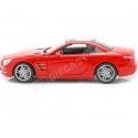 2012 Mercedes-Benz SL500 (R231) Convertible Rojo 1:24 Welly 24041