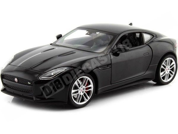 2015 Jaguar F-Type Coupe Negro 1:24 Welly 24060